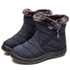 Women Waterproof Fur Lined Non-slip Winter Ankle Boots