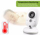 Wireless Video Temperature Baby Monitor