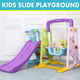 3 In 1 Kids Swing/Slide/ Basketball Hoop Playground