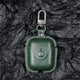 Luxury Leather Airpods 2 1 Case with Keychain