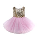 Fancy  Sequin Dress For Little Girls