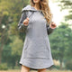 Oversized Hoodie Sweatshirt Dress