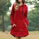 Oversized Hoodie Sweatshirt Dress