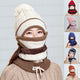 Matching Combo- Knitted Beanie, Scarf and  Mask 