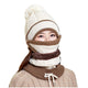 Matching Combo- Knitted Beanie, Scarf and  Mask 