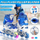 Children Complete Set Full Flash Adjustable Roller Skates