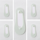 5Pairs Women Silicone non-slip invisible Socks